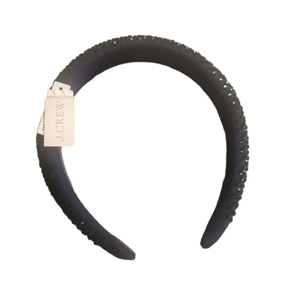 J. Crew Dark Evening Rhinestone studded headband